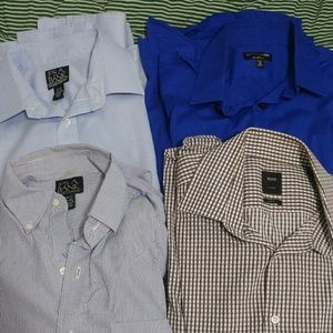 Mens Dress Shirt Bundle size M 15 -15 1/2 Slim Fit
